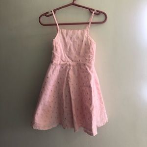 Old navy pink gold dress 3T